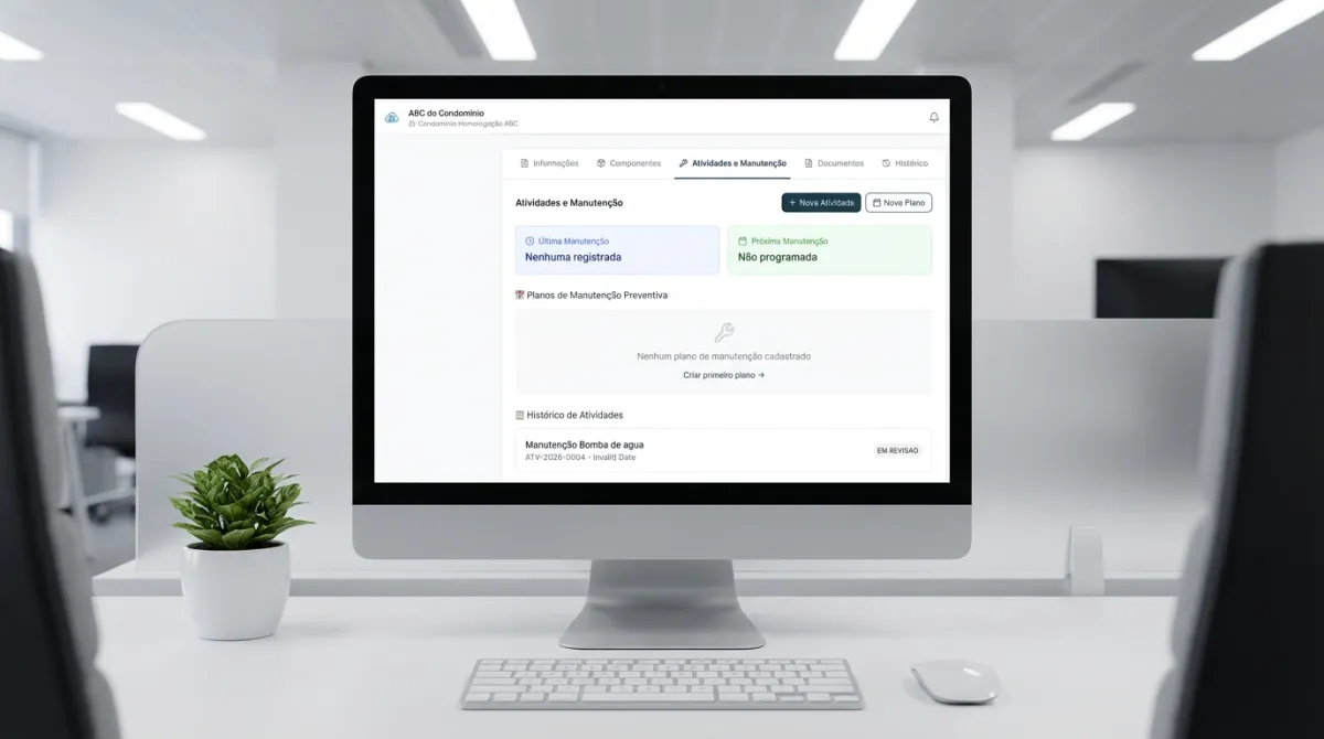 Gestão de Ativos e Manutenções